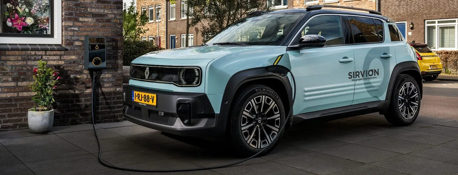 Sirvion-voertuig op weg naar een professionele reinigingsopdracht