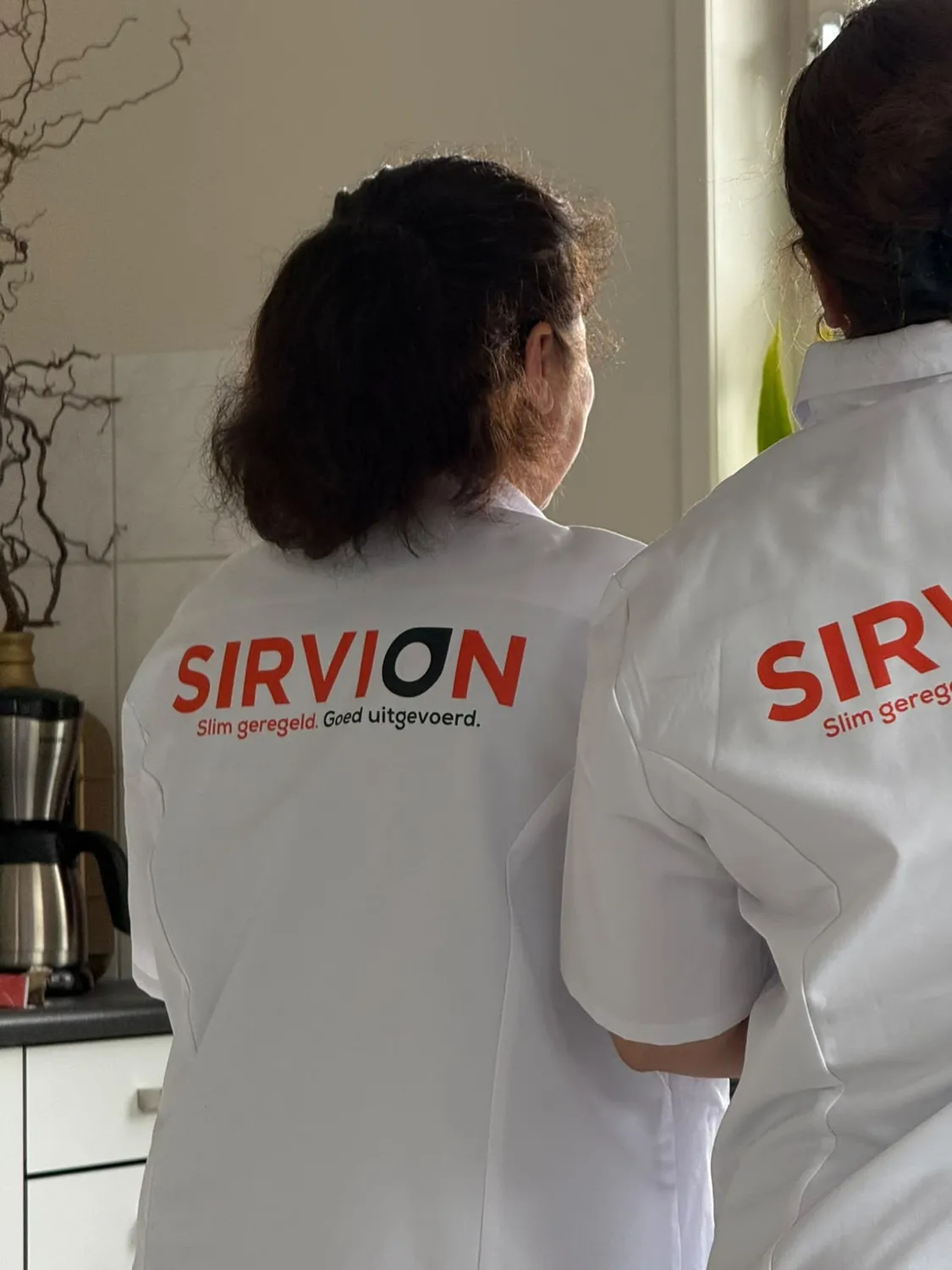 Sirvion-team gereed voor een professionele reinigingsopdracht